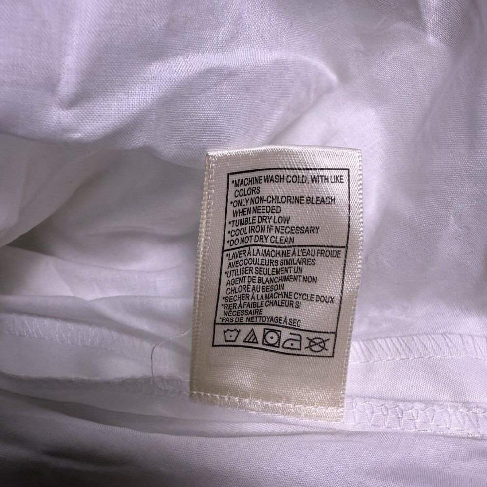 Steve Madden Women's Elastic Waist Sleeveless Mini Dress Size L White NWT E976 - Picture 9 of 12